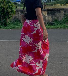 Boho Floral Maxi Skirt