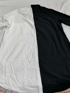 Chic Black &amp; White "Hide Seek" Shirt