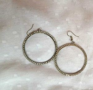 Sparkling Hoop Earrings