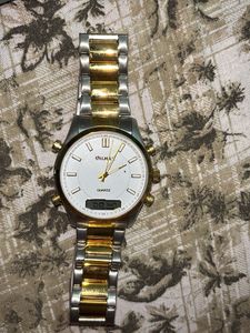 Classic Two-Tone Stainless Steel Watch