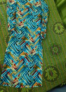 Vibrant Abstract Print Kurta