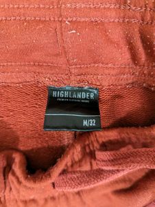 Highlander Joggers Track Pant Orange Medium