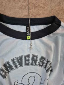 🩵 sporty y2k baby tee ✧