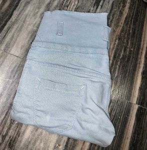 High Waisted Light Blue Jeans