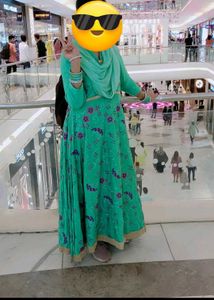 Elegant Teal Anarkali Suit