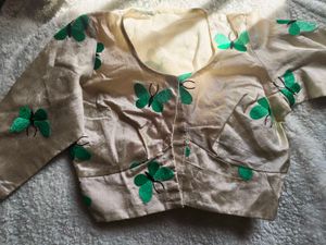 Embroidered Butterfly Blouse