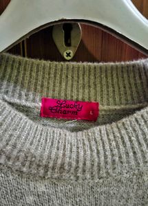 Heart Pattern Knit Sweater 🎀