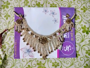 New Fancy Diamond Necklace With Earrings