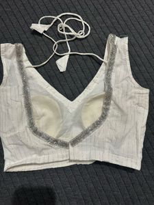 white navratri lehnghq choli