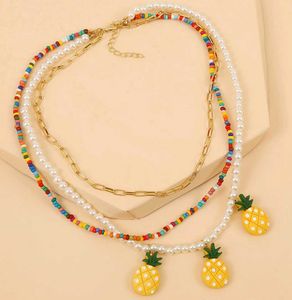 Boho 🍍 Beaded Necklace! 🌟