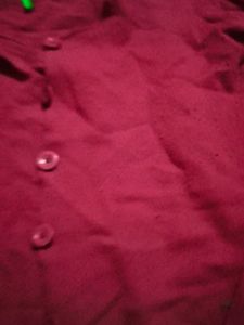 Burgundy Knit Cardigan