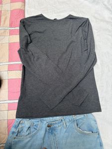Y2K Long Sleeve Lace-Up Fitted Top