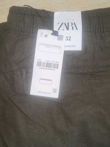 New Pants Zara Cotton Linen 32