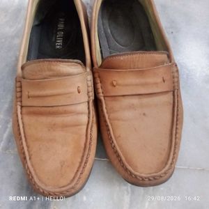 Men's Brown Leather Loafers