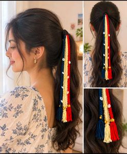 Boho Braided Hair Tie with Shells