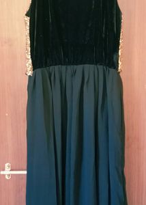 Sparkly Gold Sequin Party Dress