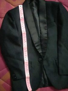 Patterned Black Suit