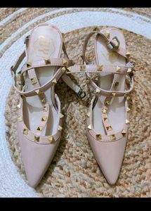 Studded Heeled Sandals