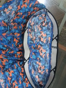camouflage blue orange cotton modal trunk