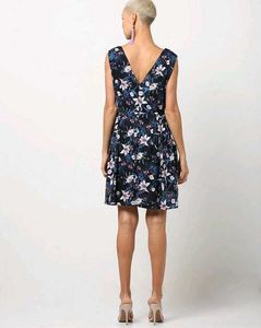Floral Print Fit &amp; Flare Dress