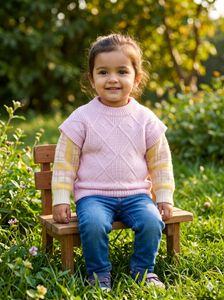 Pastel Lilac Diamond Knit Sweater 💜