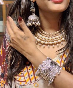 Golden Pearl Heritage Necklace Set