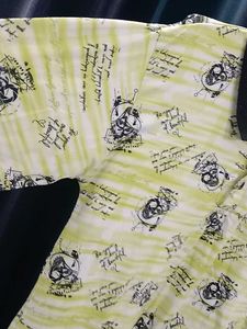 Unique Patterned Long Sleeve Polo Shirt