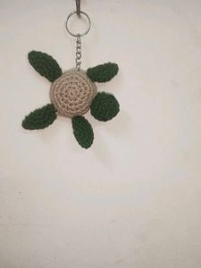 Crochet Turtle Keychain