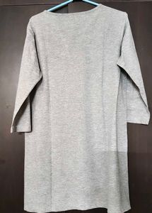 Plain Grey Open Front Shrug