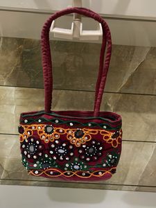 Embroidered Handbag