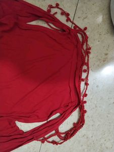 Chic Red Halter Tank Top