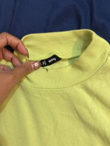 Vibrant Yellow Sleeveless Top