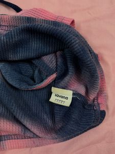 Crop tie-dye top