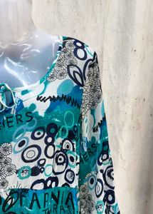 Bohemian Print Tunic Top