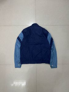 Men's Blue &amp; Navy Color Block Jacket 🇺🇸