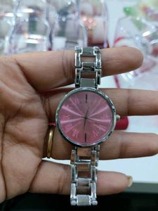 Elegant Pink Dial Watch for Women