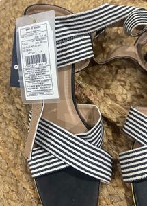 Brand New Striped Strappy Sandals