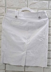 Elle White Skirt
