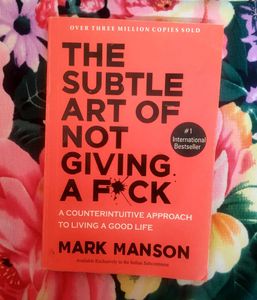 the subtle art of not giving a f*ck , 2 books comb