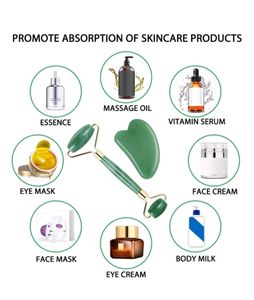 Jade Roller And Gua Sha Set