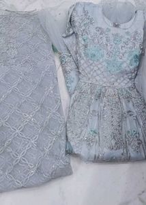 Exquisite Blue Embroidered Lehenga Choli