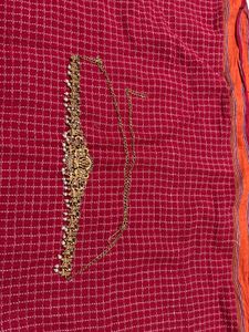 Ornate Gold Plated Kamarbandh with Pearls