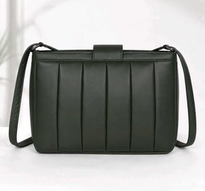 Quilted Crossbody Bag - Dark Green