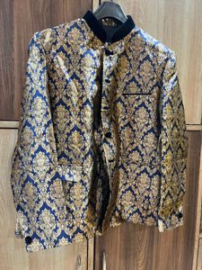 Elegant Brocade Bandhgala Jacket