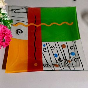 A Square Glass Plate