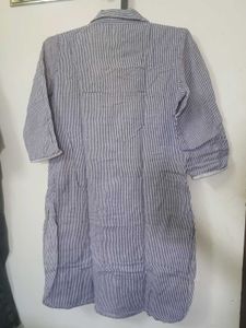 MAX Striped Casual Tunic Top
