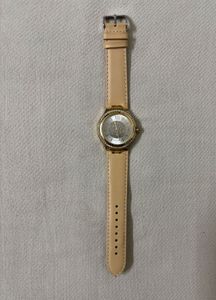 🆕Round Stone Studded with Leather Strap Watch