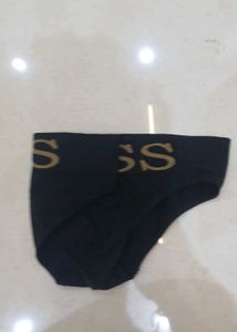 BOSS Men's Black Briefs