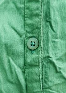 Green Button-Down Shirt