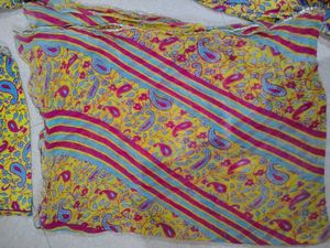 Traditional Yellow Paisley Print Lehenga Choli Set